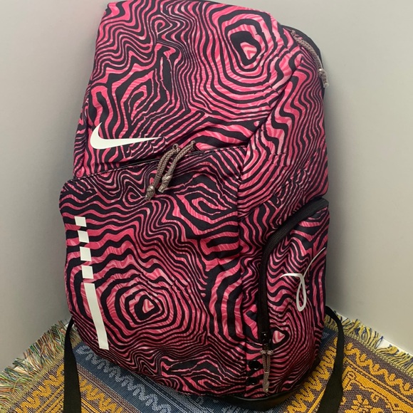 🚀Nike Hoops Elite 'Kay Yow' Basketball Backpack Black Pink One Size - Picture 1 of 1
